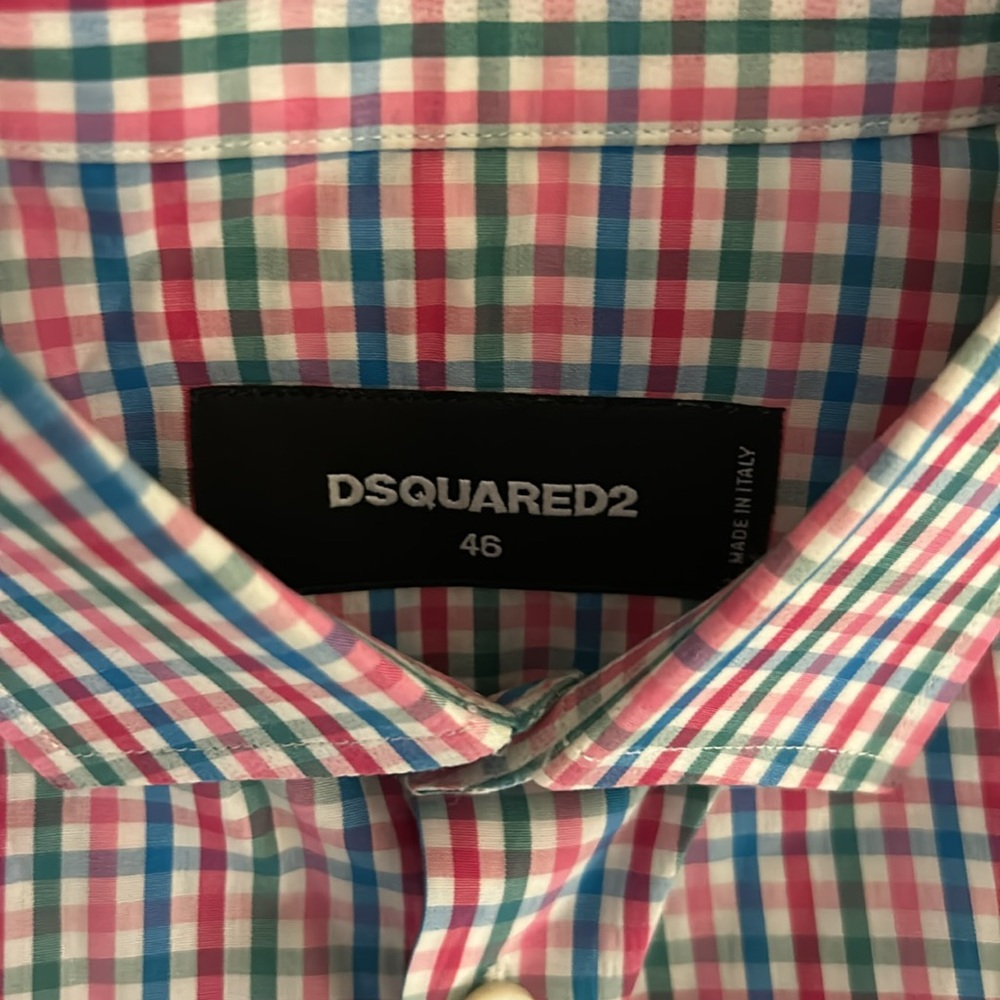 Dsquared2 Multicolored Checked/Gingham Long-Sleev… - image 3